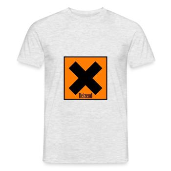 Reizend T-Shirt - Männer T-Shirt - Grau meliert - Vorne - AI Model Male 178 dark (178cm)