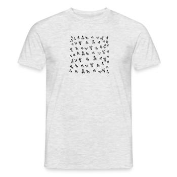 Sexy penises - Men's T-Shirt - heather grey - Front - AI Model Male 178 dark (178cm)