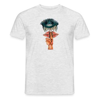 Awen - T-shirt homme - gris chiné - Devant - AI Model Male 178 dark (178cm)