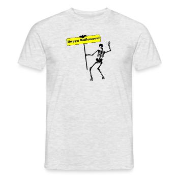 Halloween - Men's T-Shirt - heather grey - Front - AI Model Male 178 dark (178cm)