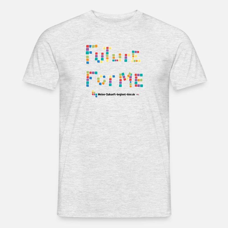 FutureforMe - Männer T-Shirt - Grau meliert