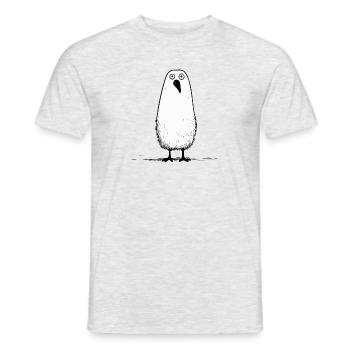 Quirky Bird II - Men's T-Shirt - heather grey - Front - AI Model Male 178 dark (178cm)