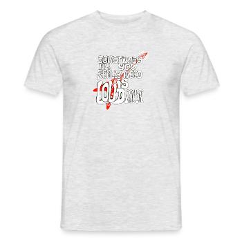 Parfois, tout ce dont vous avez vraiment besoin, c’est de la musique forte - T-shirt homme - gris chiné - Devant - AI Model Male 178 dark (178cm)