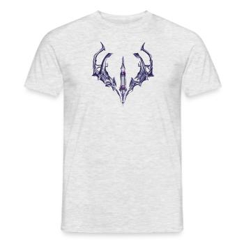 Karsus‘ Crown - Männer T-Shirt - Grau meliert - Vorne - AI Model Male 178 dark (178cm)