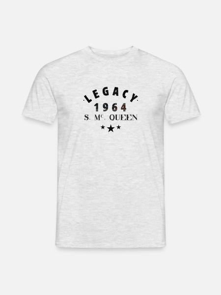 Legacy Steve Mc Queen - Men's T-Shirt - heather grey