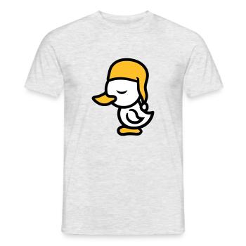 muetze muede bett schlafen schlafmuetze abend erho - Männer T-Shirt - Grau meliert - Vorne - AI Model Male 178 dark (178cm)
