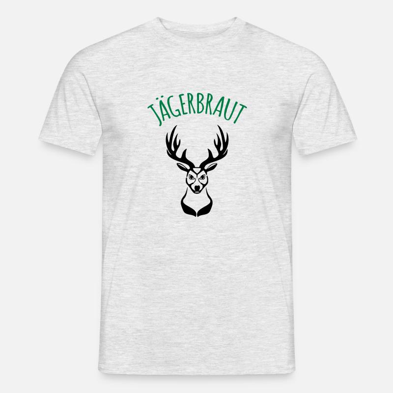 Jägerbraut 1c - Männer T-Shirt - Grau meliert