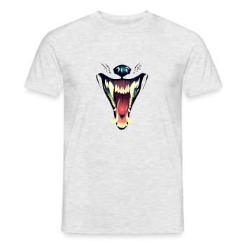 WereWHAT ?! - Men's T-Shirt - heather grey - Front - AI Model Male 178 dark (178cm)