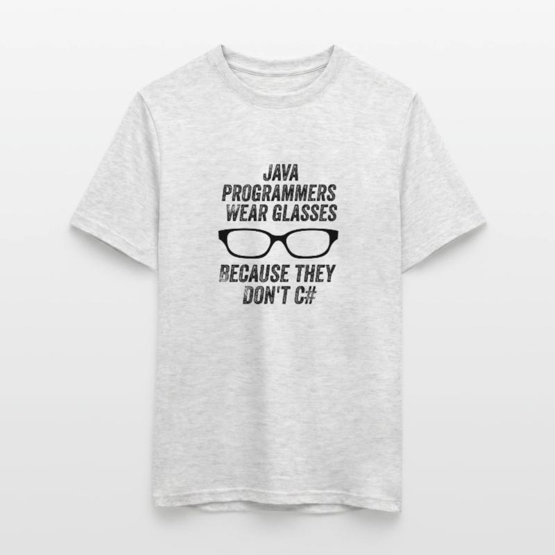 Lustige Java-Programmierer Männer T-Shirt