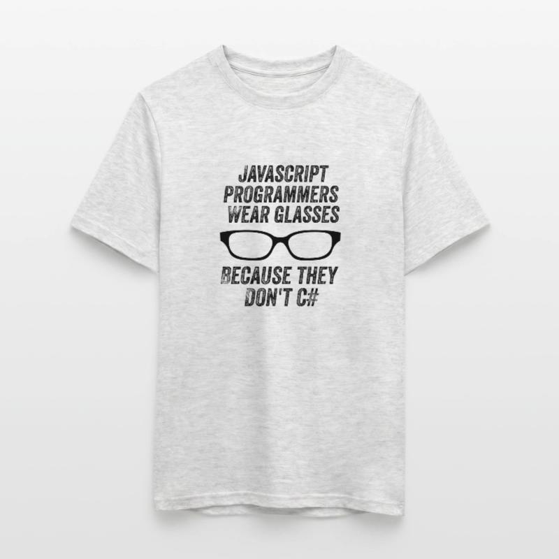 Lustige Javascript-Programmierer Männer T-Shirt
