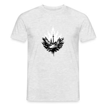 Your city Berlin - Men's T-Shirt - heather grey - Front - AI Model Male 178 dark (178cm)