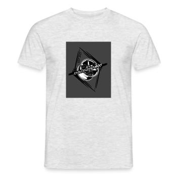 CarLoversGermany Crew&Member Merchandise - Männer T-Shirt - Grau meliert - Vorne - AI Model Male 178 dark (178cm)