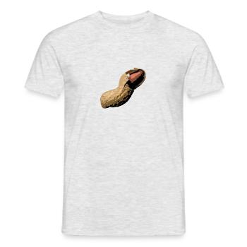 Arachide pelé comic style - T-shirt homme - gris chiné - Devant - AI Model Male 178 dark (178cm)