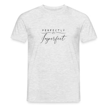 Perfectly Imperfect - Men's T-Shirt - heather grey - Front - AI Model Male 178 dark (178cm)