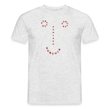 München München München München - Männer T-Shirt - Grau meliert - Vorne - AI Model Male 178 dark (178cm)