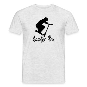 PRO SCOOTER Scooter Pro - Men's T-Shirt - heather grey - Front - AI Model Male 178 dark (178cm)