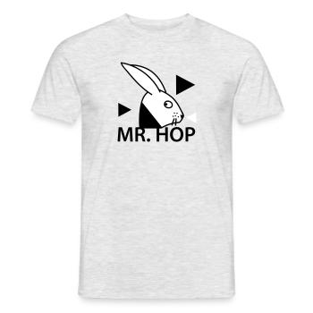 Mister Hop - Men's T-Shirt - heather grey - Front - AI Model Male 178 dark (178cm)