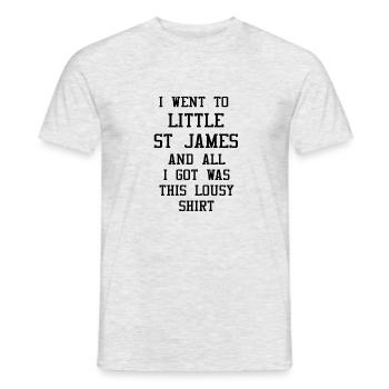 Chemise Little St James Mosy - T-shirt homme - gris chiné - Devant - AI Model Male 178 dark (178cm)