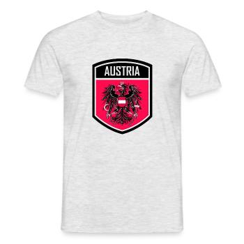 Austria Europe Alps Landmark Vienna - Men's T-Shirt - heather grey - Front - AI Model Male 178 dark (178cm)