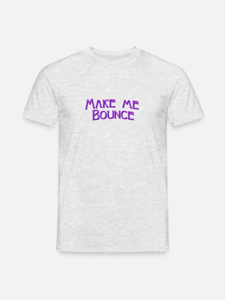Make me bounce - Men's T-Shirt - heather grey