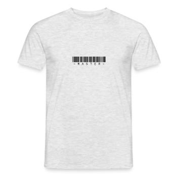 master - Men's T-Shirt - heather grey - Front - AI Model Male 178 dark (178cm)