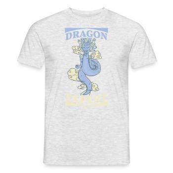 Dragon Expert - T-shirt homme - gris chiné - Devant - AI Model Male 178 dark (178cm)