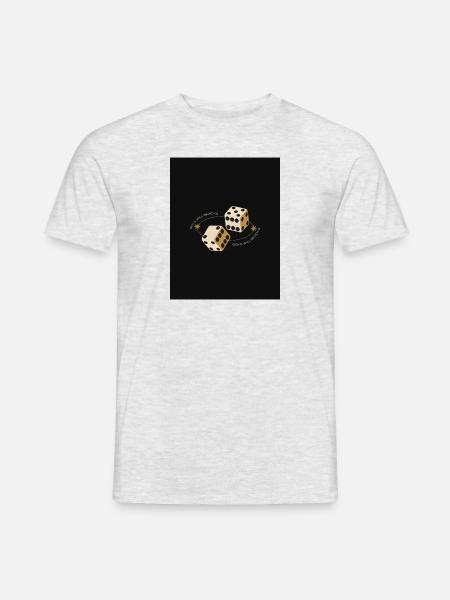Cubes - Männer T-Shirt - Grau meliert