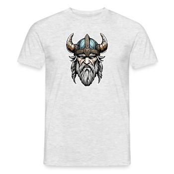 Wikinger / Thor / Odin / nordisch / keltisch - Männer T-Shirt - Grau meliert - Vorne - AI Model Male 178 dark (178cm)