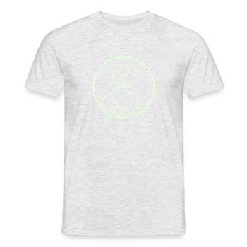 Circle symbol - T-shirt homme - gris chiné - Devant - AI Model Male 178 dark (178cm)