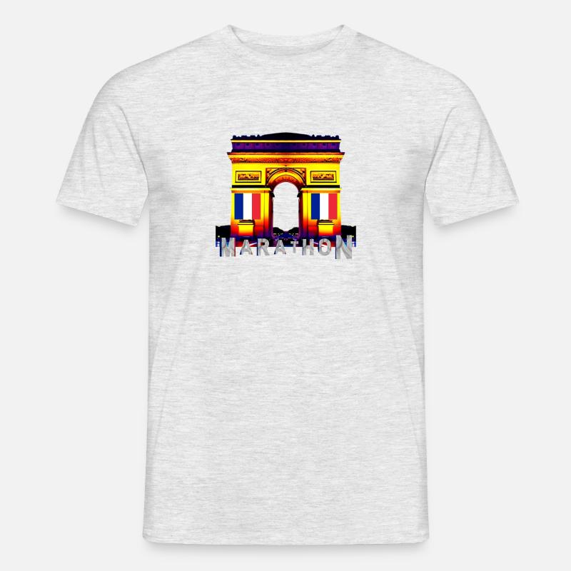 Nationalstolz - Männer T-Shirt - Grau meliert