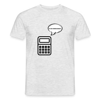 I'm unpredictable - Men's T-Shirt - heather grey - Front - AI Model Male 178 dark (178cm)