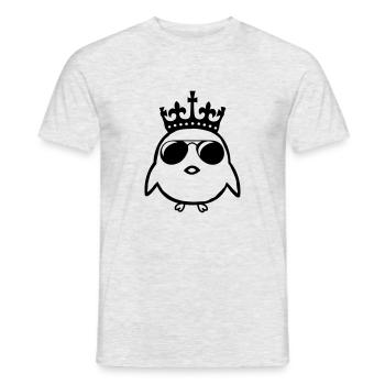 Le roi Kücken - T-shirt homme - gris chiné - Devant - AI Model Male 178 dark (178cm)