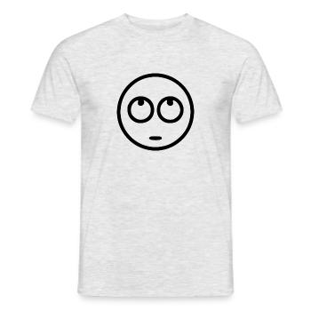 Visage - T-shirt homme - gris chiné - Devant - AI Model Male 178 dark (178cm)