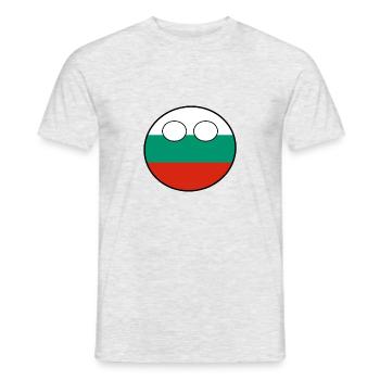 Countryball Country Homeland Bulgaria - Men's T-Shirt - heather grey - Front - AI Model Male 178 dark (178cm)