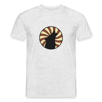 Wolf - T-shirt homme - gris chiné - Devant - AI Model Male 178 dark (178cm)