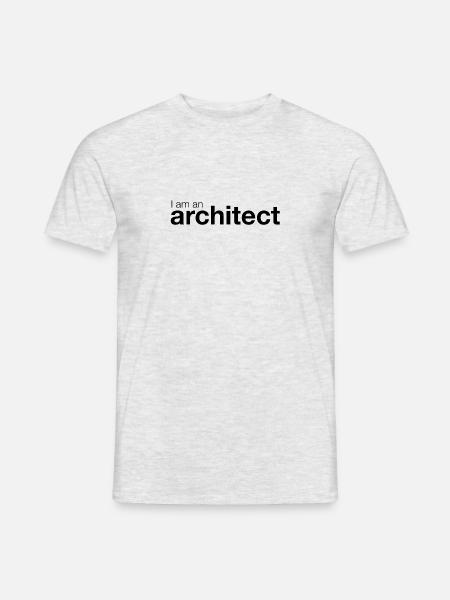 Gift architect📐Humor profession - Men's T-Shirt - heather grey