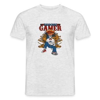 Gamer WitSky cadeau de conception - T-shirt homme - gris chiné - Devant - AI Model Male 178 dark (178cm)