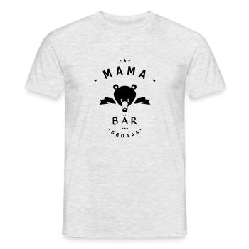 MAMA BAR - T-shirt homme - gris chiné - Devant - AI Model Male 178 dark (178cm)