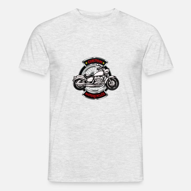 Biciclette personalizzate - T-shirt uomo - grigio melange