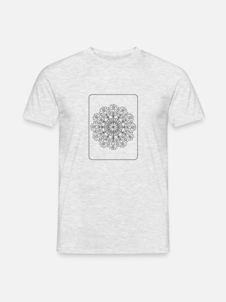 Mandala high quality - Men's T-Shirt - heather grey