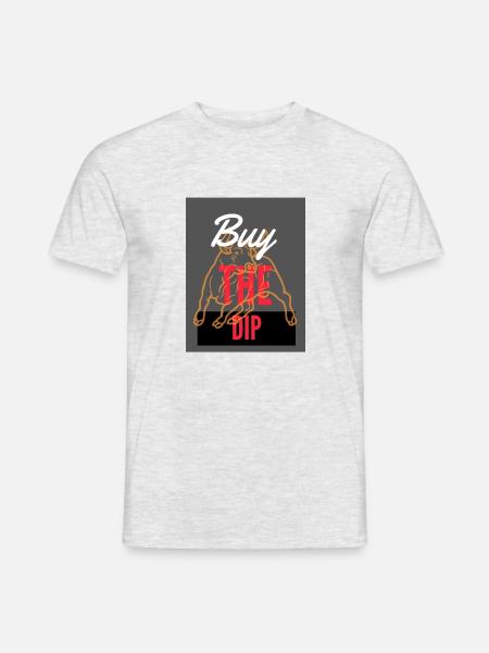 Buy The Dip 4 - Männer T-Shirt - Grau meliert