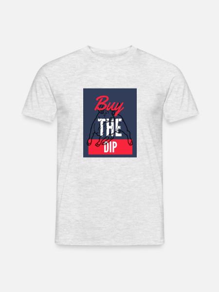 Buy The Dip 2 - Männer T-Shirt - Grau meliert