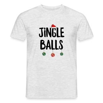 Jingle Balls - Men's T-Shirt - heather grey - Front - AI Model Male 178 dark (178cm)
