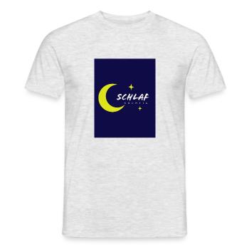 Schlaf - Männer T-Shirt - Grau meliert - Vorne - AI Model Male 178 dark (178cm)