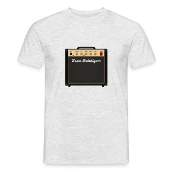 Team Bräutigam JGA Junggesellenabschied Metal Rock - Männer T-Shirt - Grau meliert - Vorne - AI Model Male 178 dark (178cm)