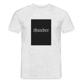 Tonnerre - T-shirt homme - gris chiné - Devant - AI Model Male 178 dark (178cm)