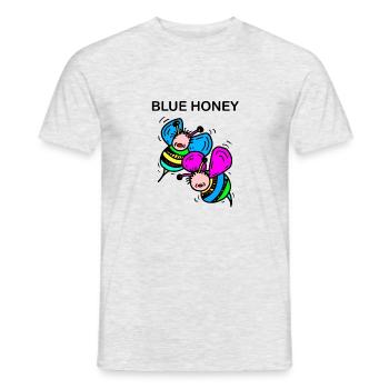 Bienen - Männer T-Shirt - Grau meliert - Vorne - AI Model Male 178 dark (178cm)