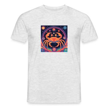 Cancer Cancers Cadeau du zodiaque - T-shirt homme - gris chiné - Devant - AI Model Male 178 dark (178cm)