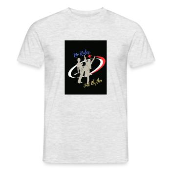 Party T-shirt - Men's T-Shirt - heather grey - Front - AI Model Male 178 dark (178cm)