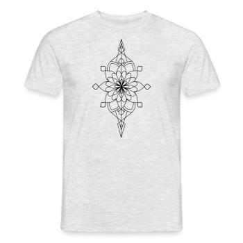 Feminin Symbol - Männer T-Shirt - Grau meliert - Vorne - AI Model Male 178 dark (178cm)